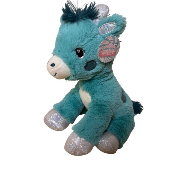 Fiesta Cotton Candy Cuties Giraffe Plush Stuffed Animal Blue NWT 10.5 in bv - Picture 2 of 11